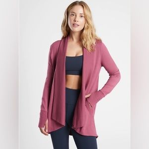 Athleta Pranayama Wrap - Berry - XXS
